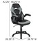 Flash Furniture Red Gaming Desk and Chair Set with Cup Holder BLN-X10RSG1030-GY-GG - alternate 7